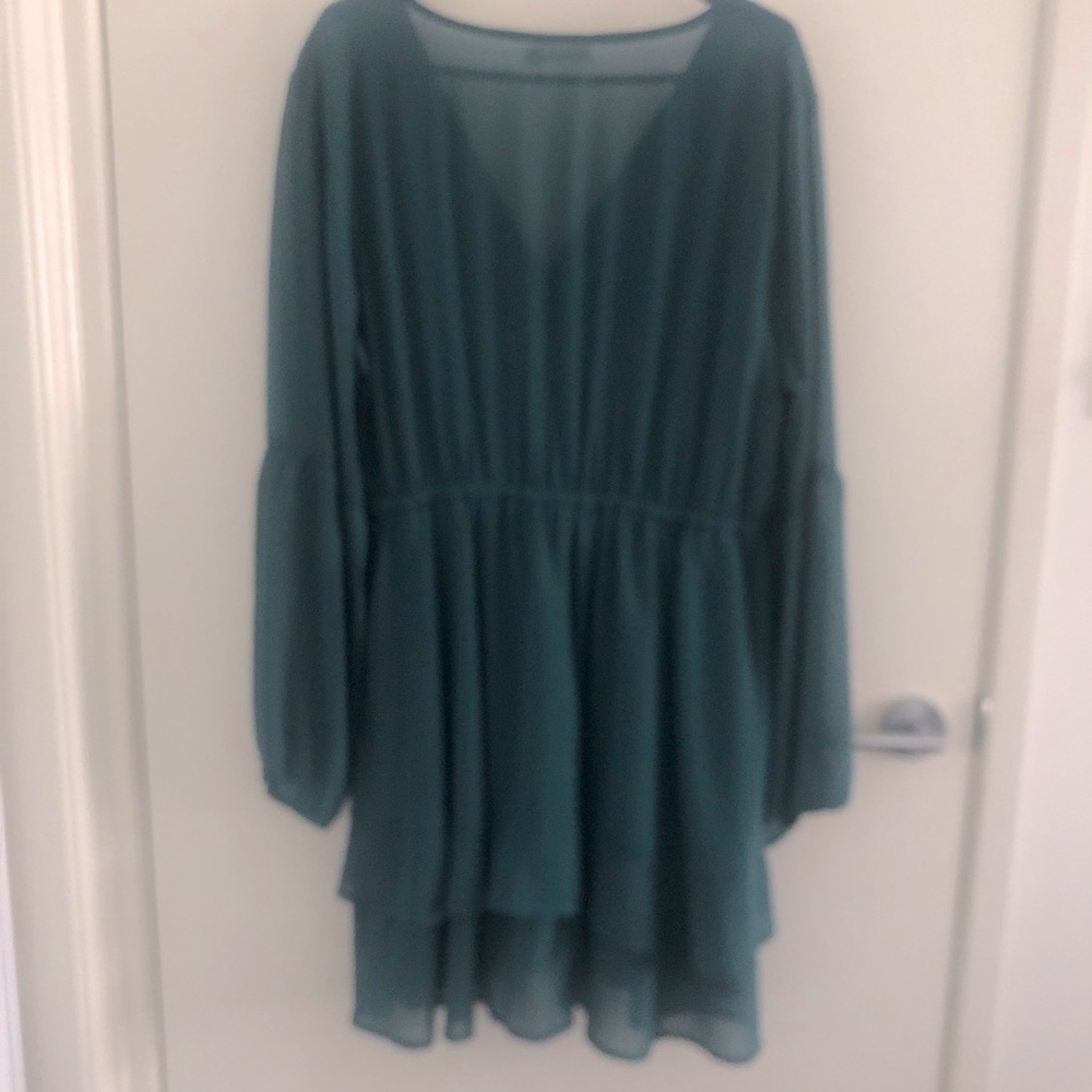 🔥 price drop - Dark Teal/Green dress, New without tags size 16 - Picture 4 of 10